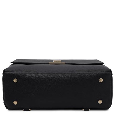 Silene - Leather convertible backpack handbag